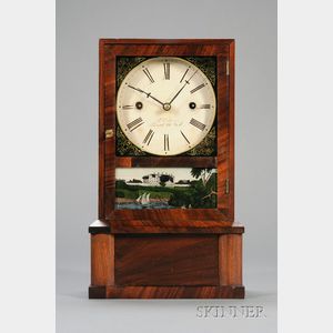 Mahogany Shelf Clock by J.C. Brown
