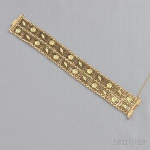 18kt Bicolor Gold Bracelet