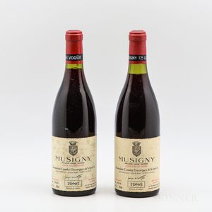 Comte Georges de Vogue Musigny Vieilles Vignes 1986, 2 bottles