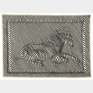 Victor Vasarely (French/Hungarian, 1906-1997) Zebra
