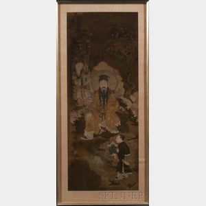 Painting Depicting a Daoist God