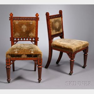 Pair of Modern Gothic Chairs