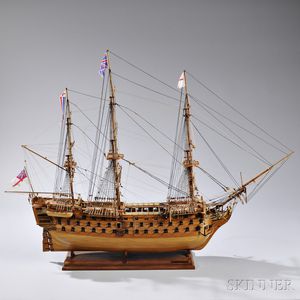 Wooden Model of the HMS Victory
