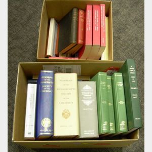Approximately Fifty-two Massachusetts and Maine Historical and Genealogical Books