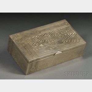 Russian Silver Cigar Box
