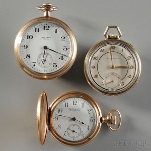 Girrard Perregaux & Co. and Two Other Gold-filled Watches
