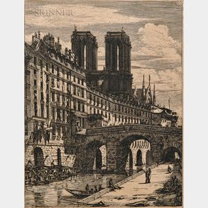 Charles Meryon (French, 1821-1868) Le Petit Pont