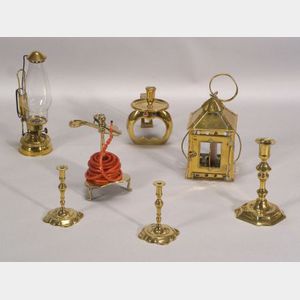 Seven Brass Lighting Devices