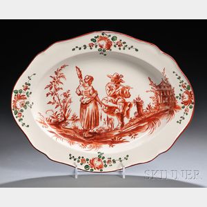 Wedgwood Hand-painted Queen's Ware Platter