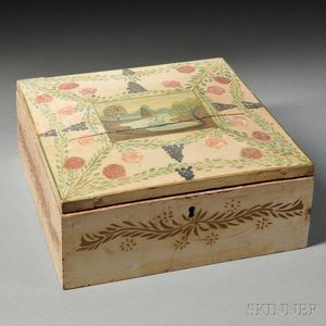 Paint-decorated Tobacco Box