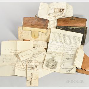 Sistare Family, Late 18th and Early 19th c. Archive of Documents and Wallets.