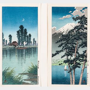 Kawase Hasui (1883-1957),Two Woodblock Prints