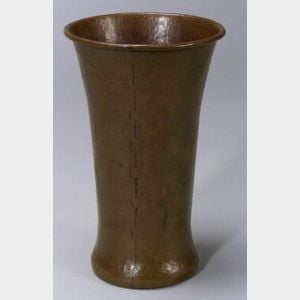Gustav Stickley Copper Vase