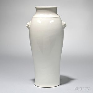 Tall Blanc-de-Chine Vase