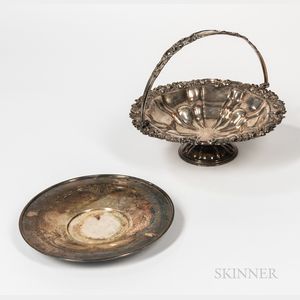 Two Silver-plated Dishes