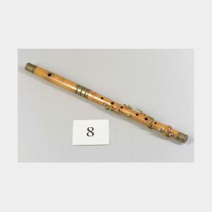 English Flute, Improved, London, 19th century