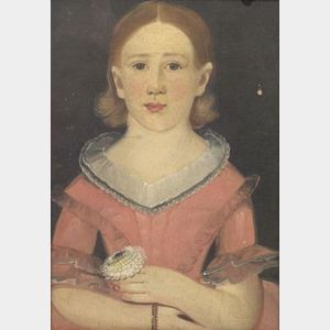 William Matthew Prior (Maine, Maryland, and Massachusetts, 1806-1873) Portrait of a Girl.
