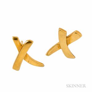 18kt Gold Earrings, Paloma Picasso, Tiffany & Co.