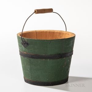Shaker Green-painted Berry Pail
