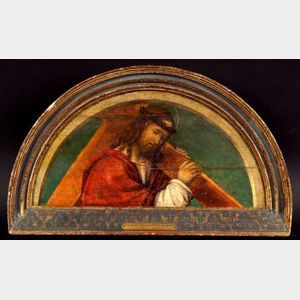 Attributed to Francesco Zaganelli da Cotignola (Italian, 1470-1532) Christ Carrying the Cross