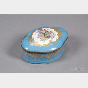 Sevres-style Porcelain Box and Cover