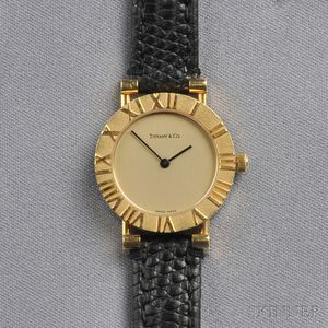 18kt Gold "Atlas" Wristwatch, Tiffany & Co.