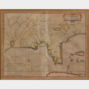 Florida. Joannes De Laet (1581-1649) Florida et Regiones Vicinae