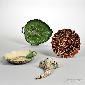 Four Early Staffordshire Pottery Items