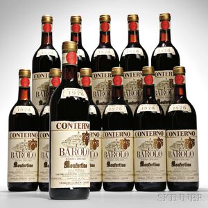 Conterno Monfortino Barolo Riserva Speciale 1978, 12 bottles