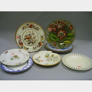 Ten Assorted Wedgwood Decorated Ceramic Plates.