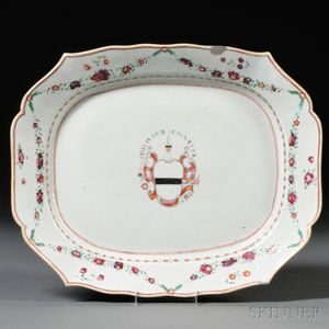 Chinese Export Porcelain Armorial Platter
