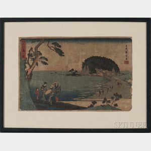 Utagawa Hiroshige (1797-1858),Enoshima in Sagami Province