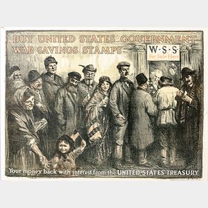 WWI United States Government War Savings Stamps Poster