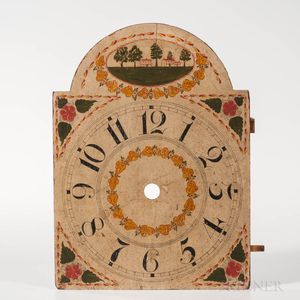 Paint-decorated Clock Dial