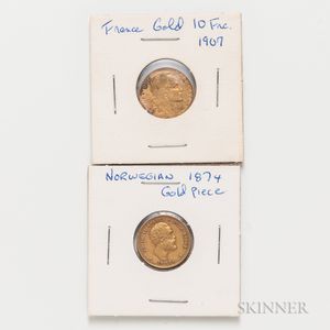 Two European Gold Coins