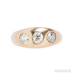 Antique 14kt Gold and Diamond Ring