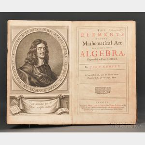 Kersey, John (1616-1690?) The Elements of that Mathentical Art Commonly Called Algebra
