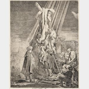 Rembrandt Harmensz van Rijn (Dutch, 1606-1669) The Descent from the Cross