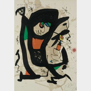 Joan Miro (Spanish, 1893-1983) Young Artists
