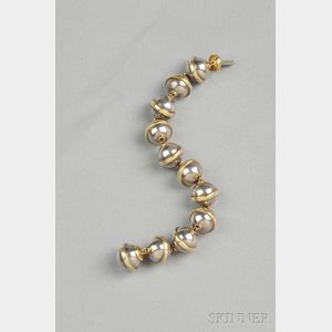 18kt Gold and Sterling Silver Bead Bracelet, Paloma Picasso, Tiffany & Co.