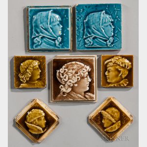 Seven Trent Tile Company Art Pottery Tiles
