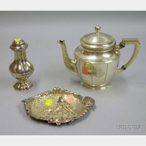 Three German Silver and Silver Plated Tablewares