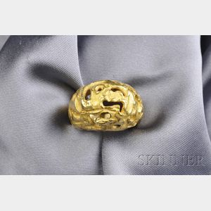 18kt Gold Ring, Cannilla, Masenza