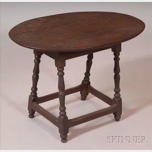Red-stained Tea Table