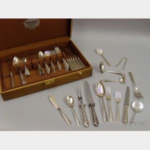 Wallace Sterling Silver Partial Flatware Set for Eight