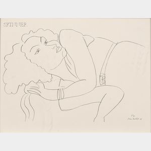 Henri Matisse (French, 1869-1954) F7 (Femme reposante)