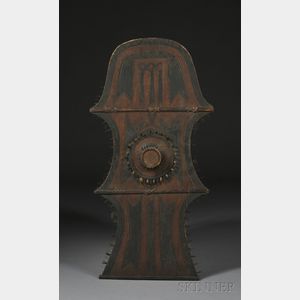 Philippines Carved Wood Shield