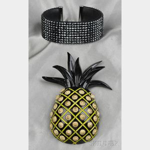 Pineapple Brooch, Isabel Canovas