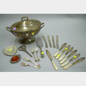 Group of Sterling Silver and Silver Plated Items