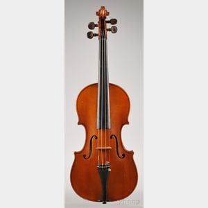 French Violin, Jacques Leclerc Workshop, Mirecourt, c. 1920